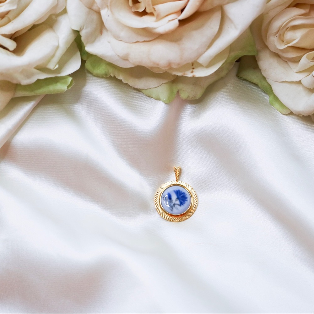 Vintage B & G Pendant From Denmark